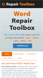 Mobile Screenshot of docxrepairtoolbox.com